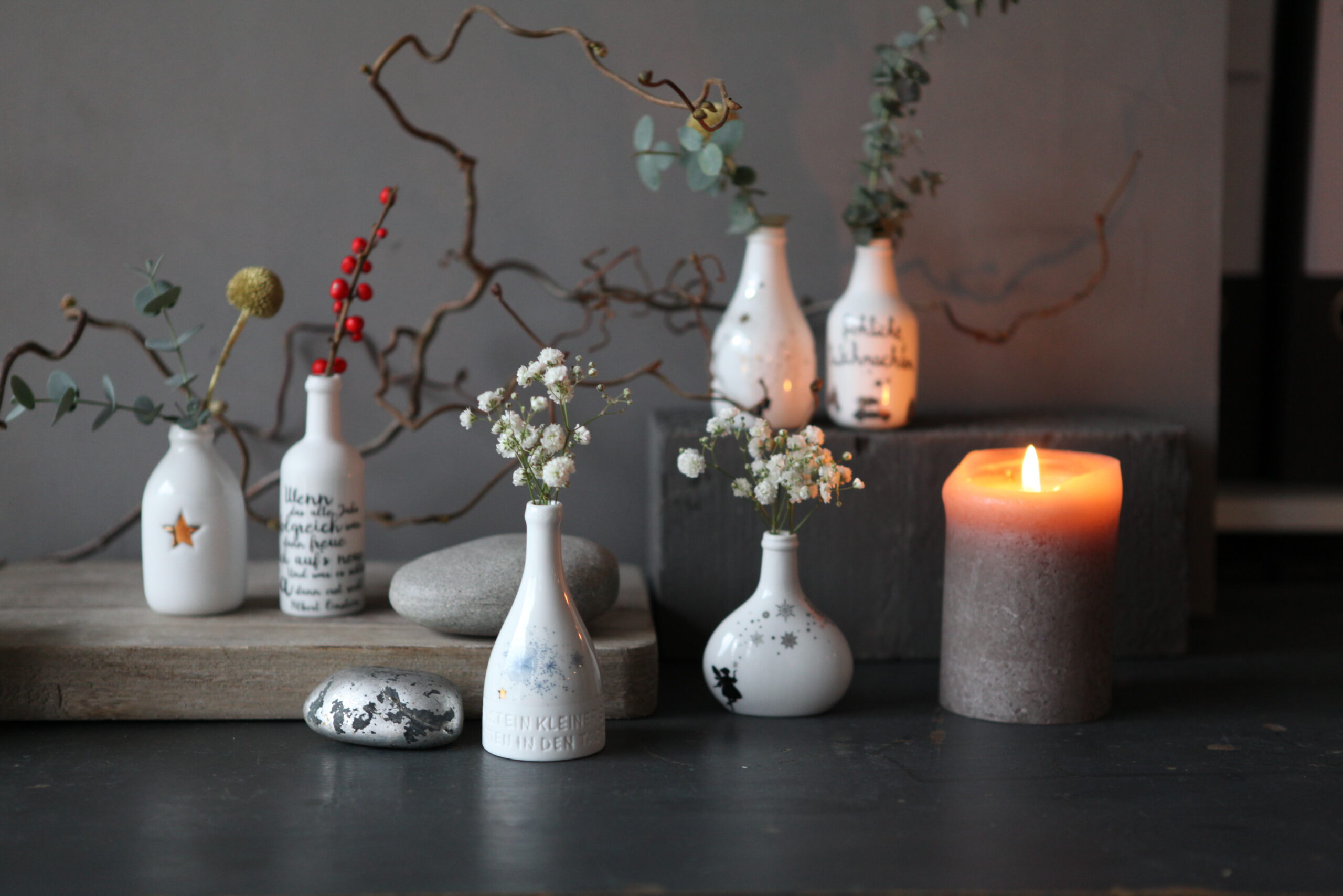 Winter Mini Flaschen Good old friends – Bild 5