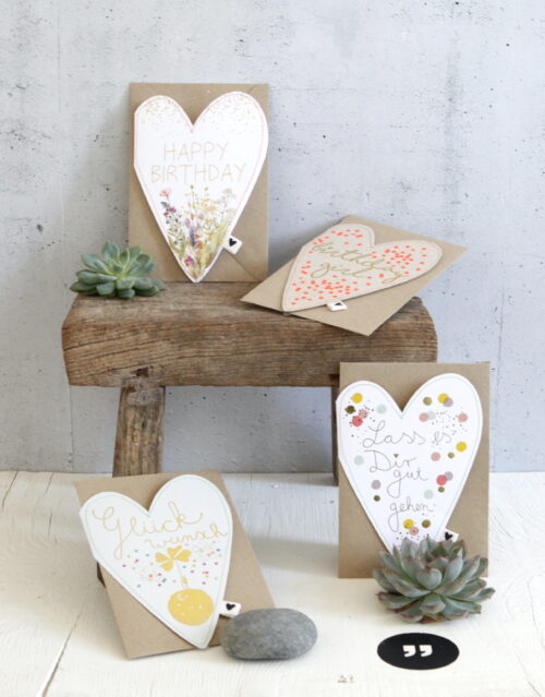 Herzkarte good old friends