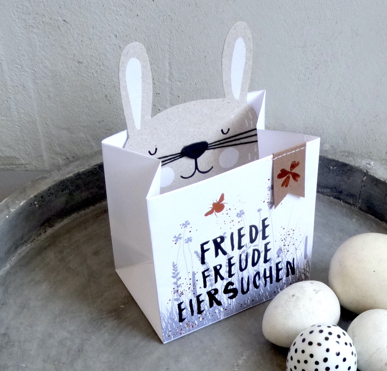 Eiertüten Hasen Good old friends – Bild 4