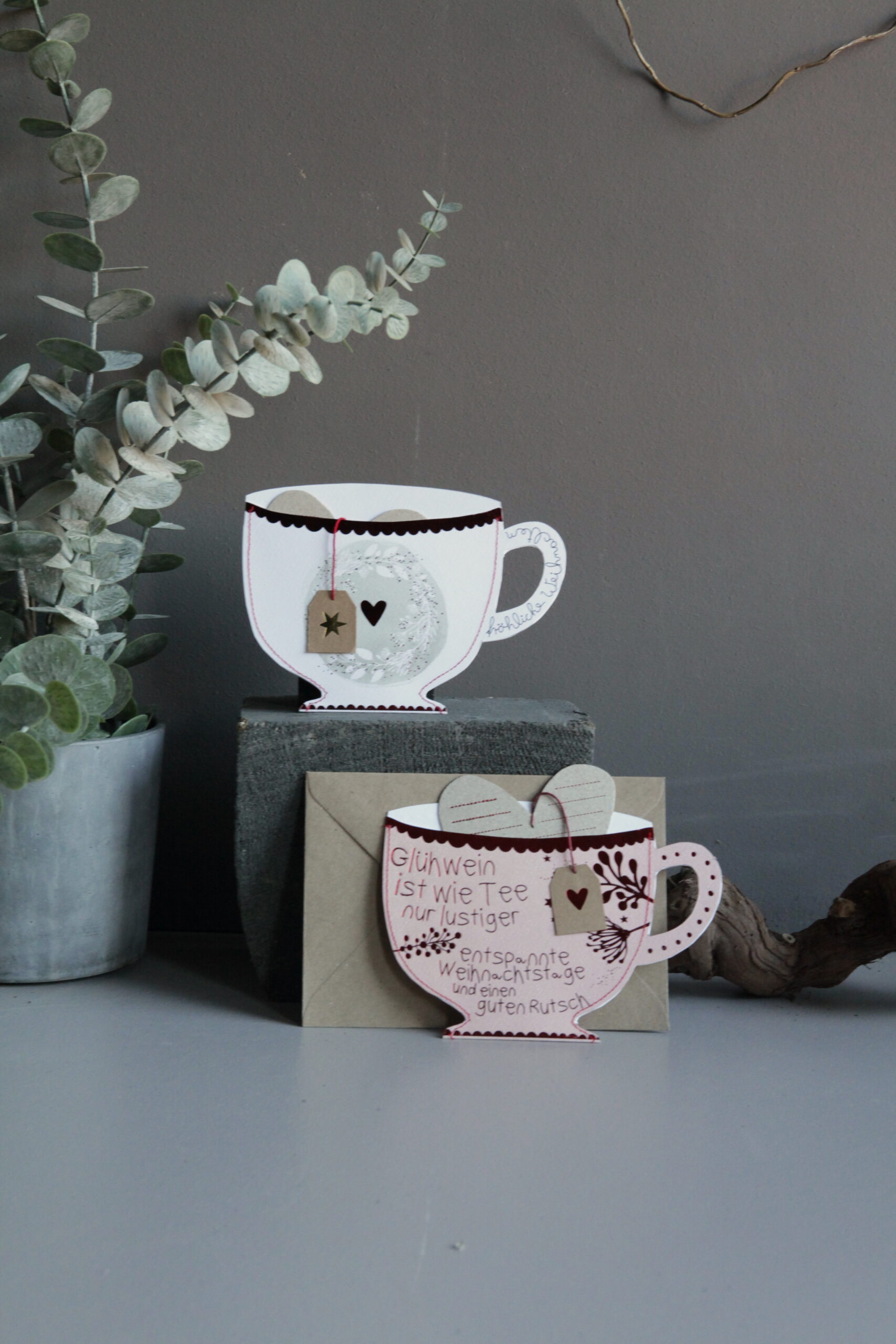 Teetasse Karte good old friends – Bild 6