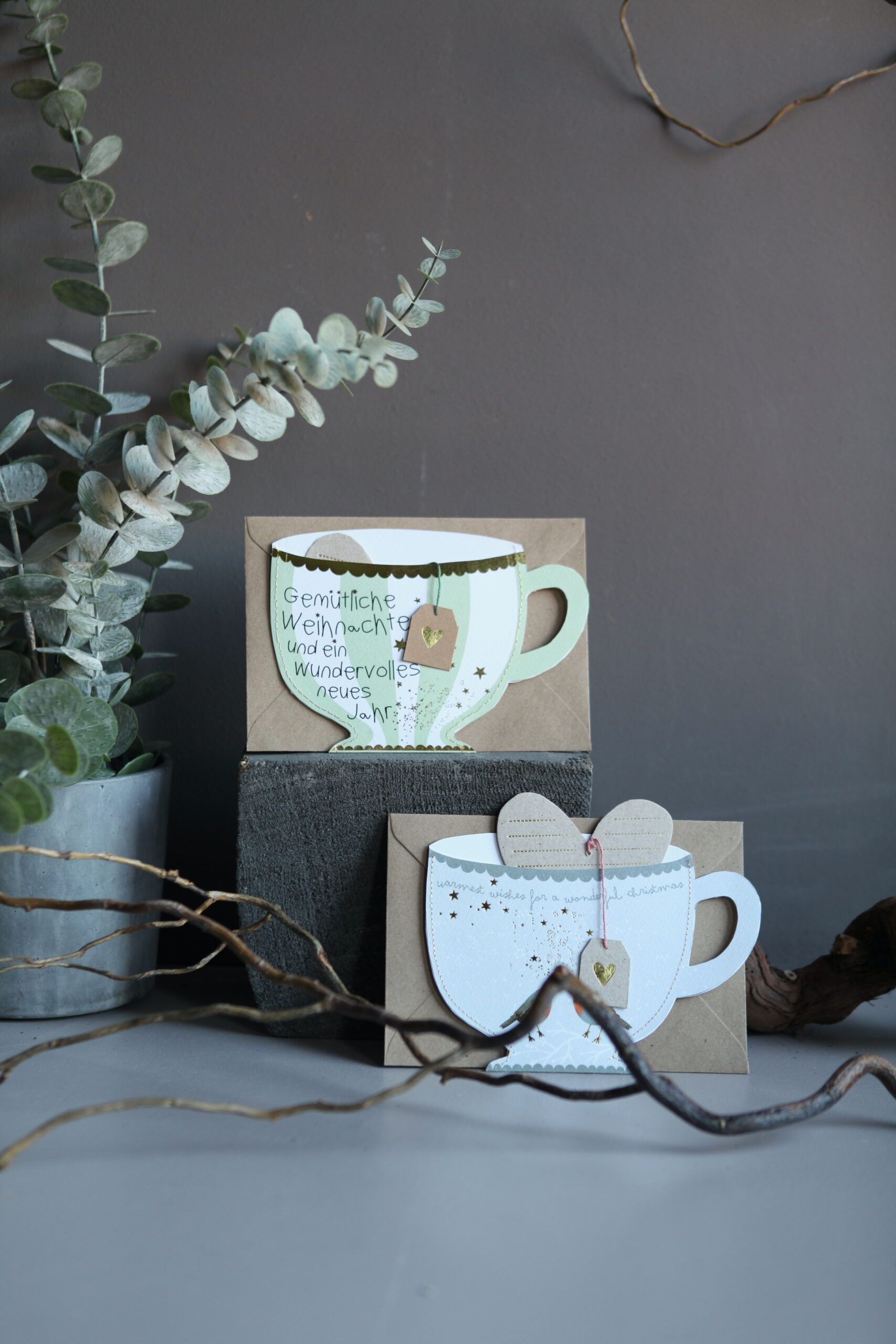 Teetasse Karte good old friends – Bild 7